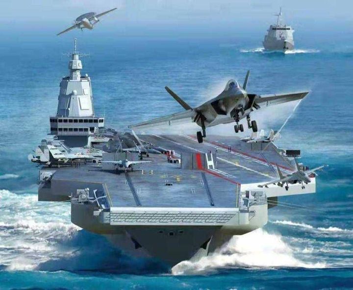 中国航母最新图片，科技明珠守护未来海疆