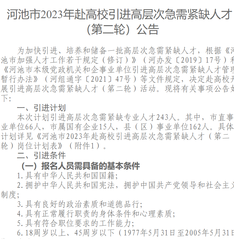 河池最新招聘信息大全,热门职位一网打尽!